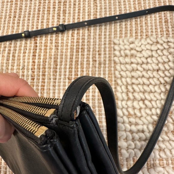 Authentic CELINE Lambskin Small Trio Crossbody Bag in Black - Picture 7 of 13